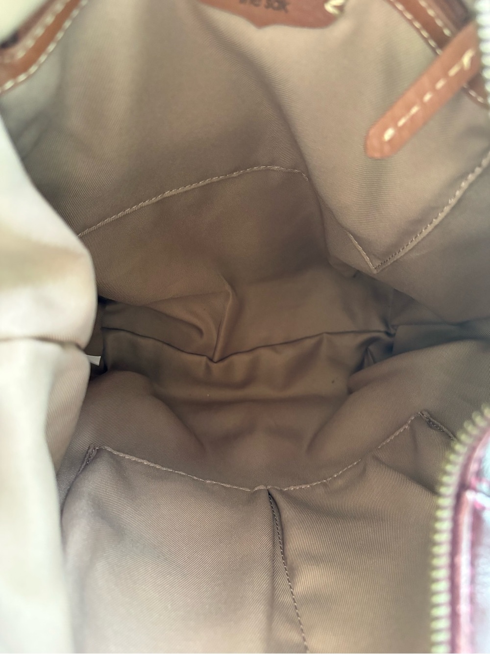 The Sak Sequoia Burgundy Wine Leather Hobo Bag With Charm - Picture 7 of 8